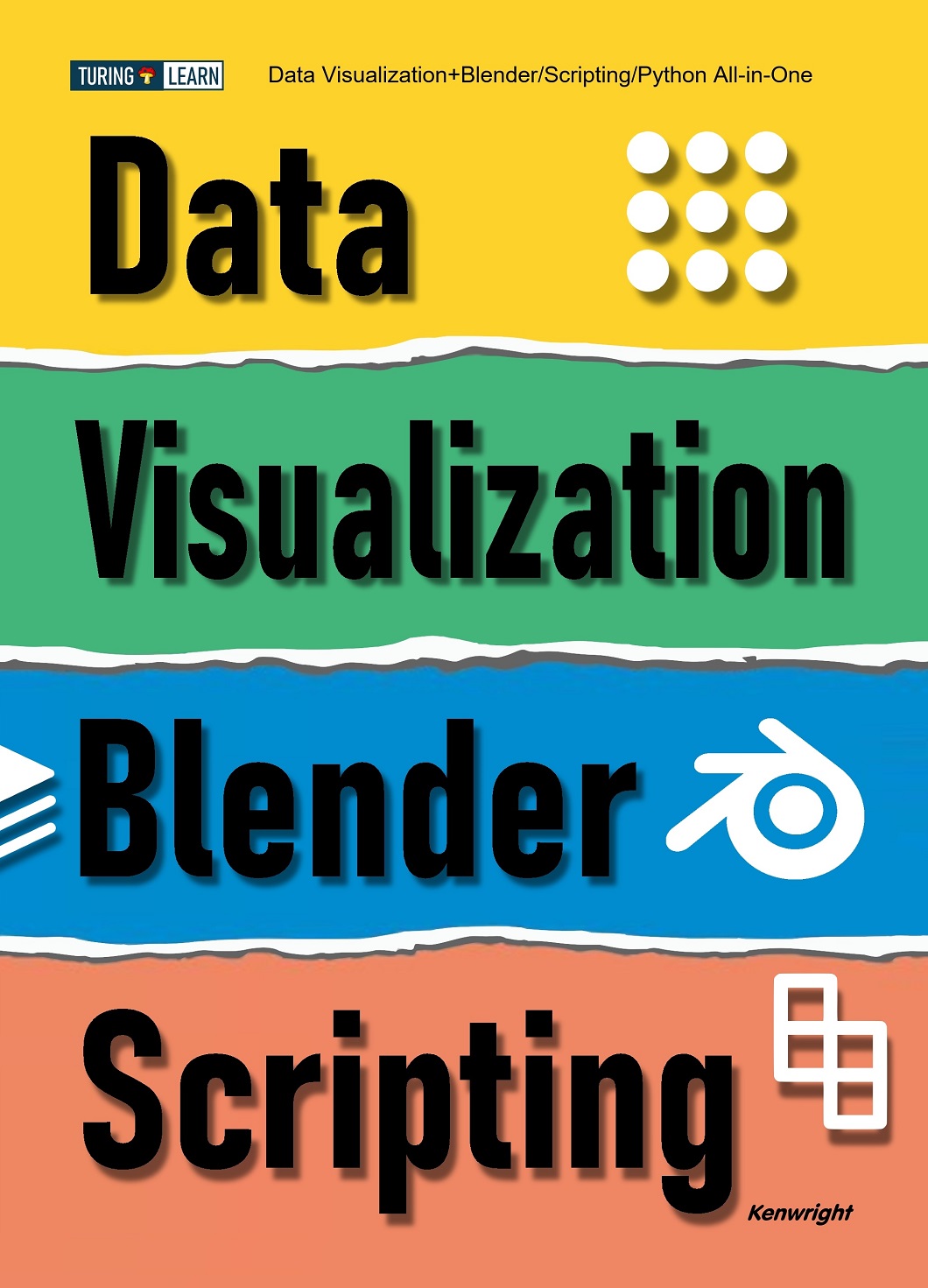 Cover of Data Visualization+Blender/Scripting/Python All-in-One (Paperback)